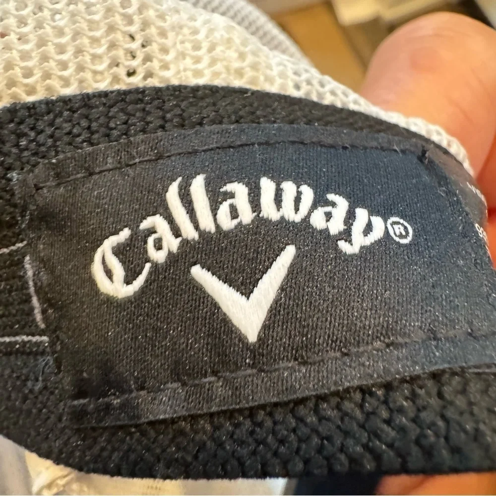 Callaway Black and White Mesh Cap